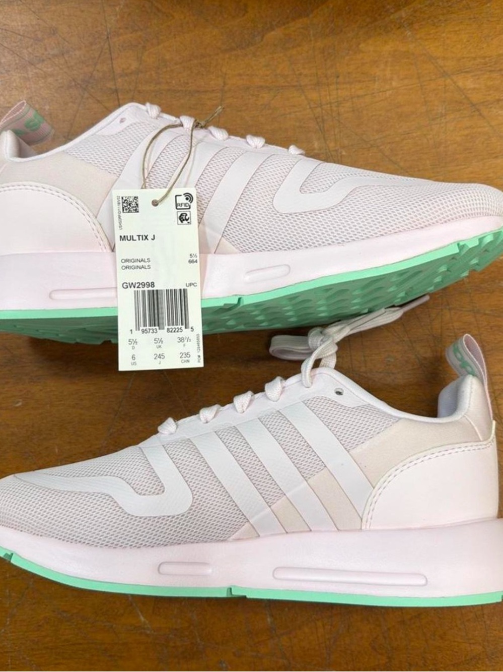 Adidas Originals Multix J Women's Sneakers with Mint Sole
